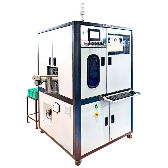 Metal Disc optical inspection and sorting machine for bolts and screws — photograph of the machine